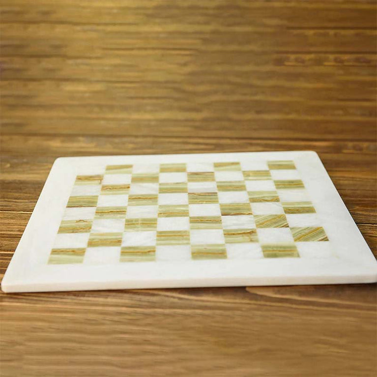 15" Natural Marble Chess Board Only