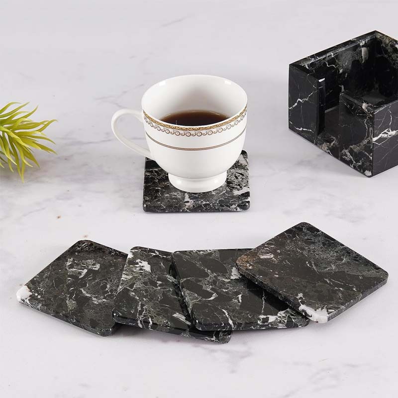 Marble Coaster Set - Square