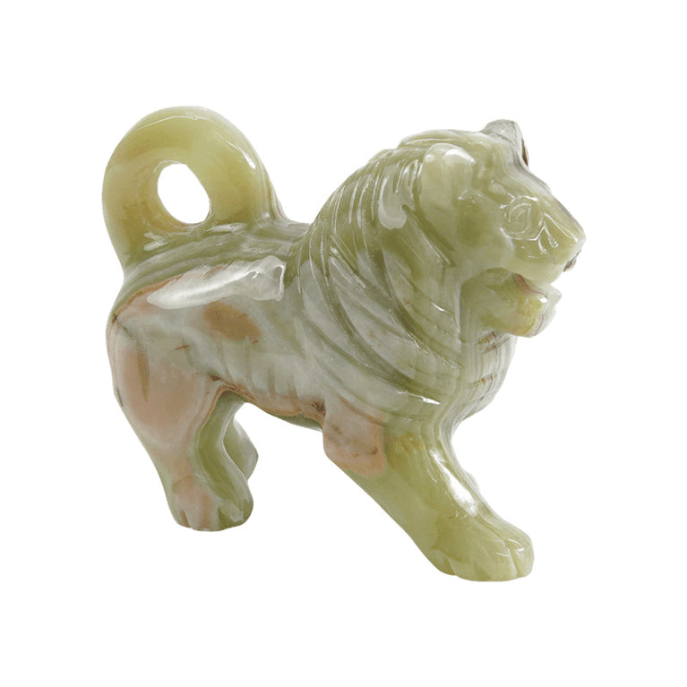 Marble Lion 4 Inches