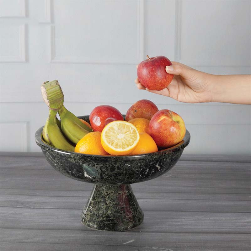 Marble Fruit Bowl Stand 12 Inches