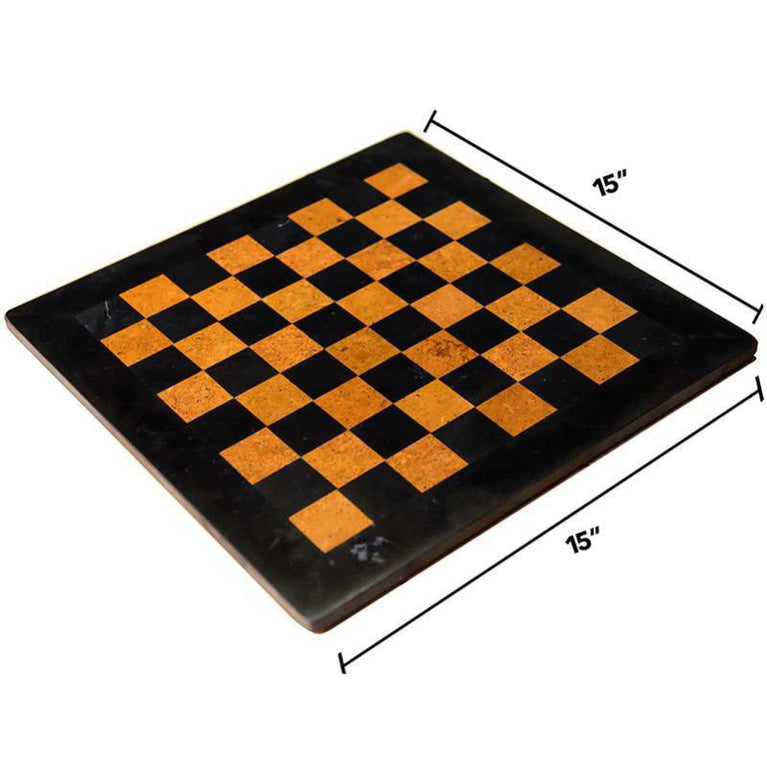 15" Natural Marble Chess Board Only