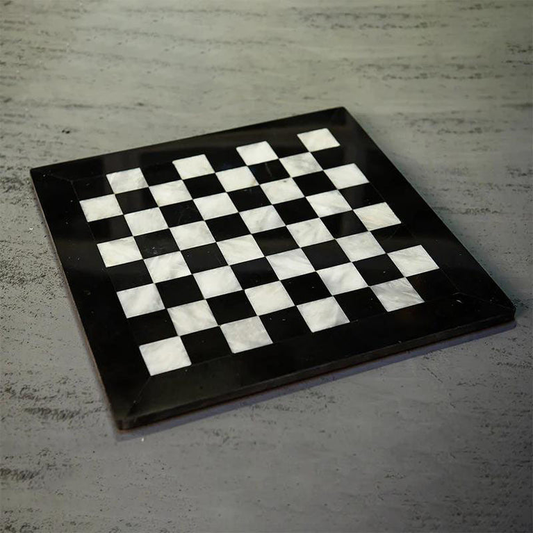 15" Natural Marble Chess Board Only