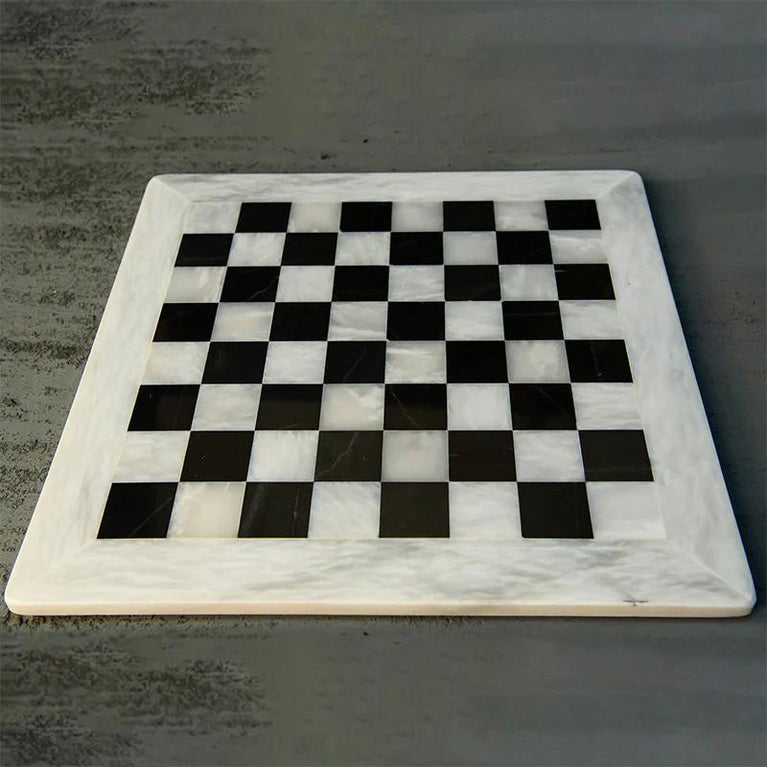 15" Natural Marble Chess Board Only